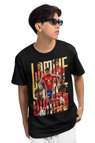 DZIECIĘCA KOSZULKA PIŁKARSKA LAMINE YAMAL PIŁKA NOŻNA HISZPANIA 3