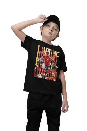 DZIECIĘCA KOSZULKA PIŁKARSKA LAMINE YAMAL PIŁKA NOŻNA HISZPANIA 4