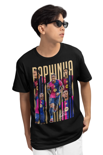 DZIECIĘCA KOSZULKA PIŁKARSKA RAPHINHA PIŁKA NOŻNA FC BARCELONA 3