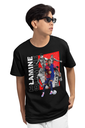 DZIECIĘCA KOSZULKA PIŁKARSKA LAMINE YAMAL PIŁKA NOŻNA FC BARCELONA 3