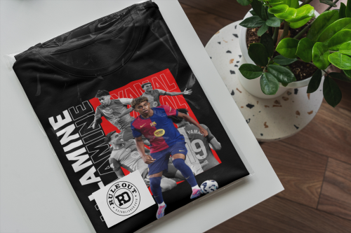 DZIECIĘCA KOSZULKA PIŁKARSKA LAMINE YAMAL PIŁKA NOŻNA FC BARCELONA 6