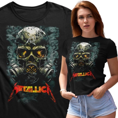 DAMSKA KOSZULKA MUZYCZNA METALLICA NA KONCERT DLA FANKI CZACHA 1