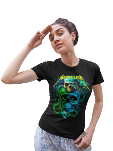 DAMSKA KOSZULKA MUZYCZNA METALLICA NA KONCERT DLA FANKI CZACHA 3