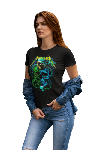 DAMSKA KOSZULKA MUZYCZNA METALLICA NA KONCERT DLA FANKI CZACHA 5