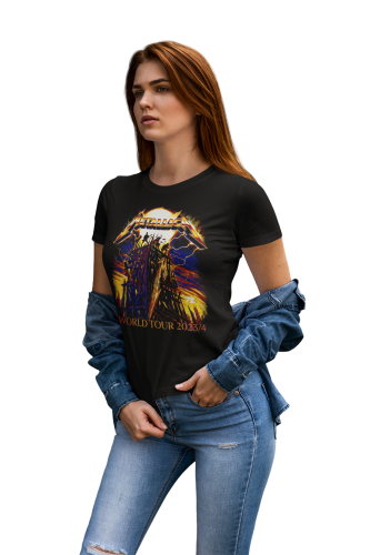 DAMSKA KOSZULKA MUZYCZNA METALLICA NA KONCERT DLA FANKI WORLD TOUR 2023/24 5