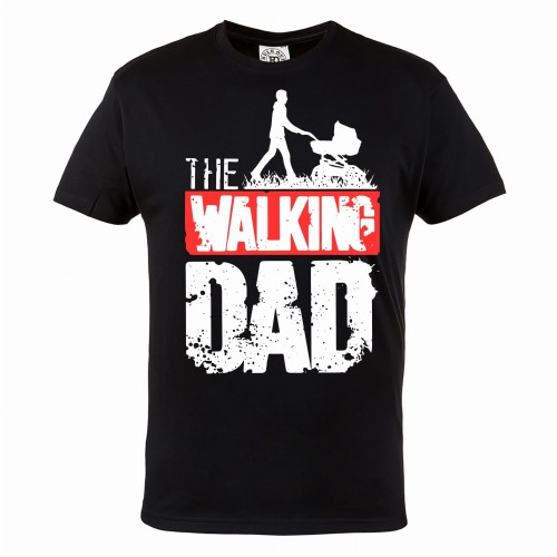 KOSZULKA MĘSKA PREZENT NA DZIEŃ OJCA WALKING DAD DLA TATY TATA52