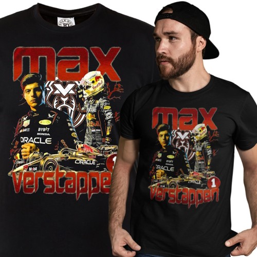 MĘSKA KOSZULKA WYŚCIGI FORMUŁA 1 F1 MAX VERSTAPPEN 