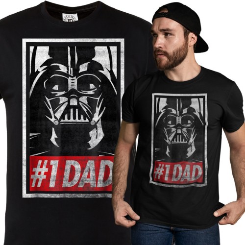 MĘSKA KOSZULKA NA DZIEŃ TATY PREZENT NA DZIEŃ OJCA STAR WARS 