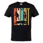 MĘSKA KOSZULKA Z NADRUKIEM RUGBY RUGBYSTA