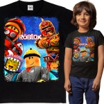 DZIECIĘCA BAWEŁNIANA KOSZULKA NA PREZENT GRA ROBLOX
