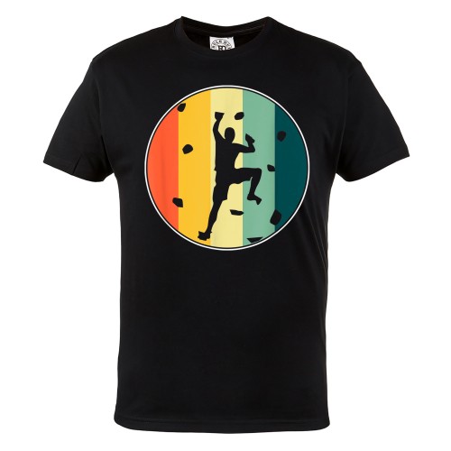 MĘSKA KOSZULKA Z NADRUKIEM WSPINACZKA ŚCIANKA 