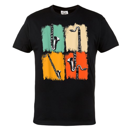 KOSZULKA MUZYCZNA SAKSOFONY MUSIC