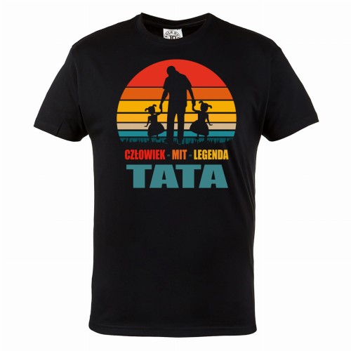 KOSZULKA PREZENT NA DZIEŃ OJCA TATA I DWIE CÓRKI DLA TATY TATA63