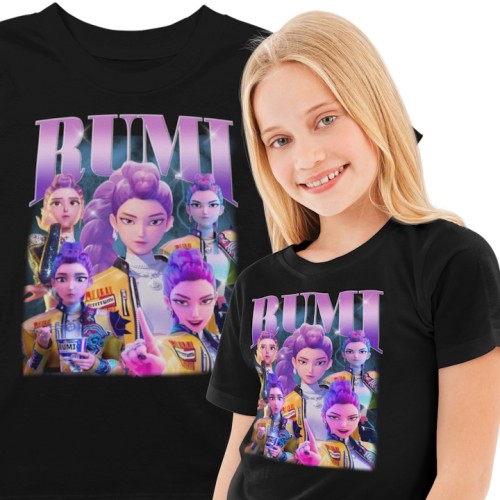 KOSZULKA DZIECIĘCA KPOP DEMON HUNTERS HUNTRIX RUMI