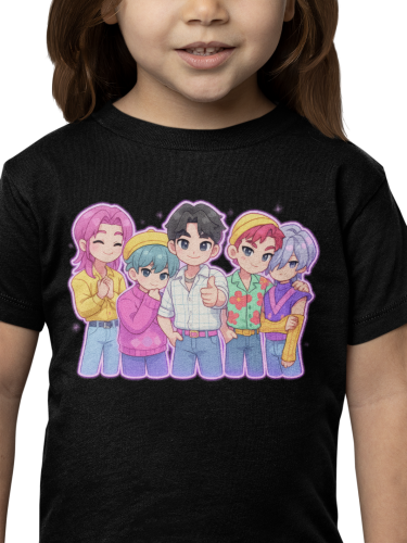 KOSZULKA DZIECIĘCA KPOP DEMON HUNTERS SAJA BOYS 2