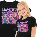 KOSZULKA DZIECIĘCA KPOP DEMON HUNTERS HUNTRIX 