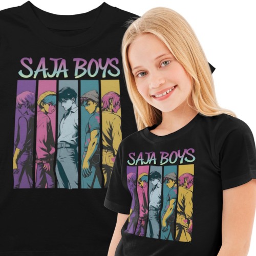 KOSZULKA DZIECIĘCA KPOP DEMON HUNTERS SAJA BOYS  1