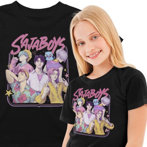 KOSZULKA DZIECIĘCA KPOP DEMON HUNTERS SAJA BOYS  1