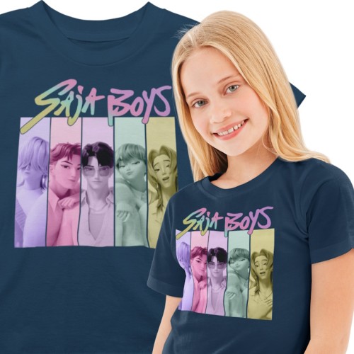 KOSZULKA DZIECIĘCA KPOP DEMON HUNTERS SAJA BOYS  