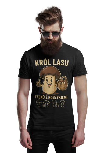 MĘSKA KOSZULKA DLA GRZYBIARZA 4