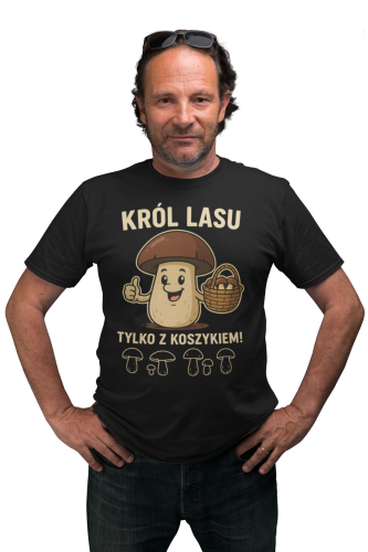 MĘSKA KOSZULKA DLA GRZYBIARZA 5