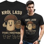 MĘSKA KOSZULKA DLA GRZYBIARZA
