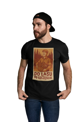 MĘSKA KOSZULKA DLA GRZYBIARZA 3
