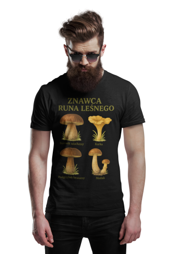 MĘSKA KOSZULKA DLA GRZYBIARZA 2