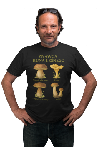 MĘSKA KOSZULKA DLA GRZYBIARZA 4