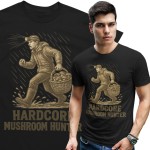 MĘSKA KOSZULKA DLA GRZYBIARZA  