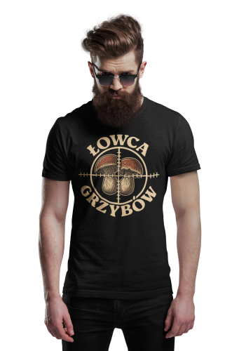 MĘSKA KOSZULKA DLA GRZYBIARZA 2
