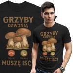 MĘSKA KOSZULKA DLA GRZYBIARZA