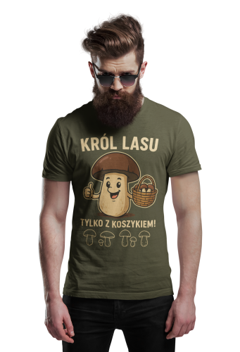 MĘSKA KOSZULKA DLA GRZYBIARZA 3