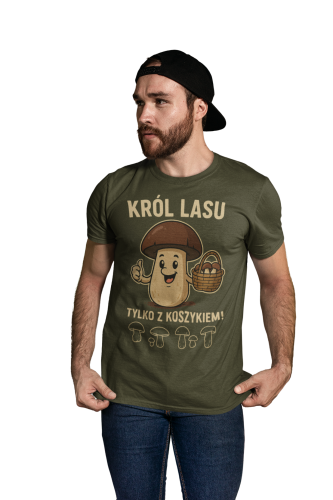 MĘSKA KOSZULKA DLA GRZYBIARZA 4