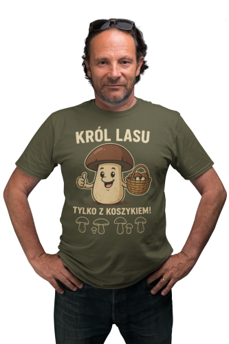 MĘSKA KOSZULKA DLA GRZYBIARZA 5