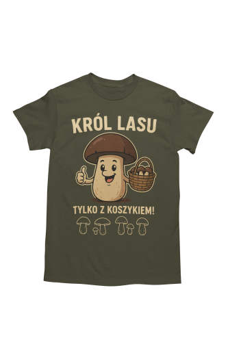 MĘSKA KOSZULKA DLA GRZYBIARZA 6