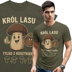 MĘSKA KOSZULKA DLA GRZYBIARZA