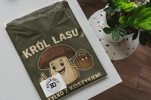 MĘSKA KOSZULKA DLA GRZYBIARZA 7