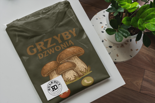 MĘSKA KOSZULKA DLA GRZYBIARZA  4