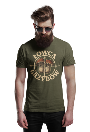 MĘSKA KOSZULKA DLA GRZYBIARZA 2