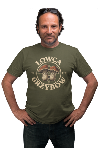 MĘSKA KOSZULKA DLA GRZYBIARZA 3