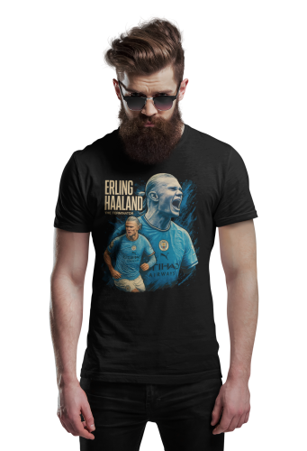 MĘSKA KOSZULKA PIŁKARSKA PIŁKARZ ERLING HAALAND 2