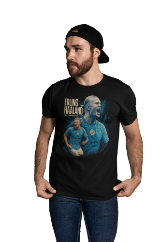 MĘSKA KOSZULKA PIŁKARSKA PIŁKARZ ERLING HAALAND 3