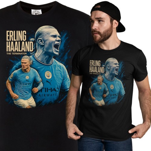 MĘSKA KOSZULKA PIŁKARSKA PIŁKARZ ERLING HAALAND