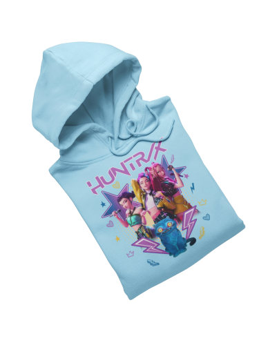 BLUZA DZIECIĘCA Z KAPTUREM KPOP DEMON HUNTERS HUNTRIX  3