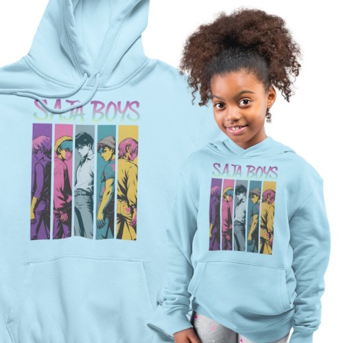 BLUZA DZIECIĘCA Z KAPTUREM KPOP DEMON HUNTERS SAJA BOYS 1