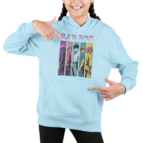 BLUZA DZIECIĘCA Z KAPTUREM KPOP DEMON HUNTERS SAJA BOYS 6