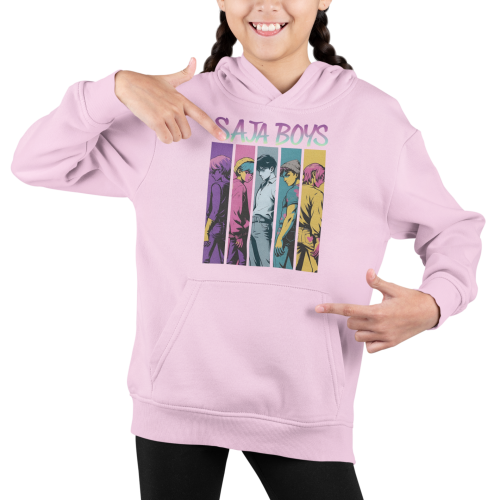 BLUZA DZIECIĘCA Z KAPTUREM KPOP DEMON HUNTERS SAJA BOYS 2