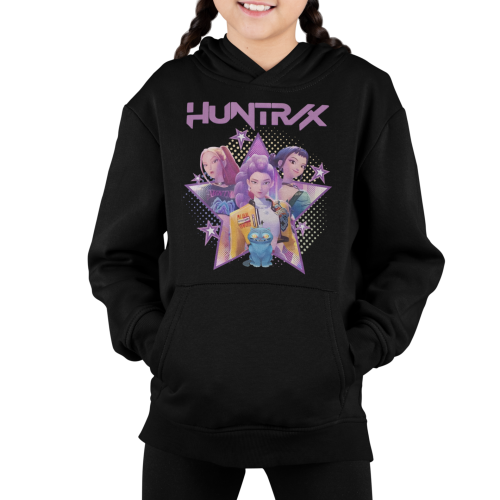 BLUZA DZIECIĘCA Z KAPTUREM KPOP DEMON HUNTERS HUNTRIX 2