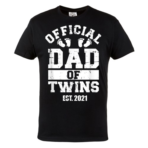 KOSZULKA PREZENT NA DZIEŃ OJCA OFICJALNIE TATA BLIŹNIAKÓW 